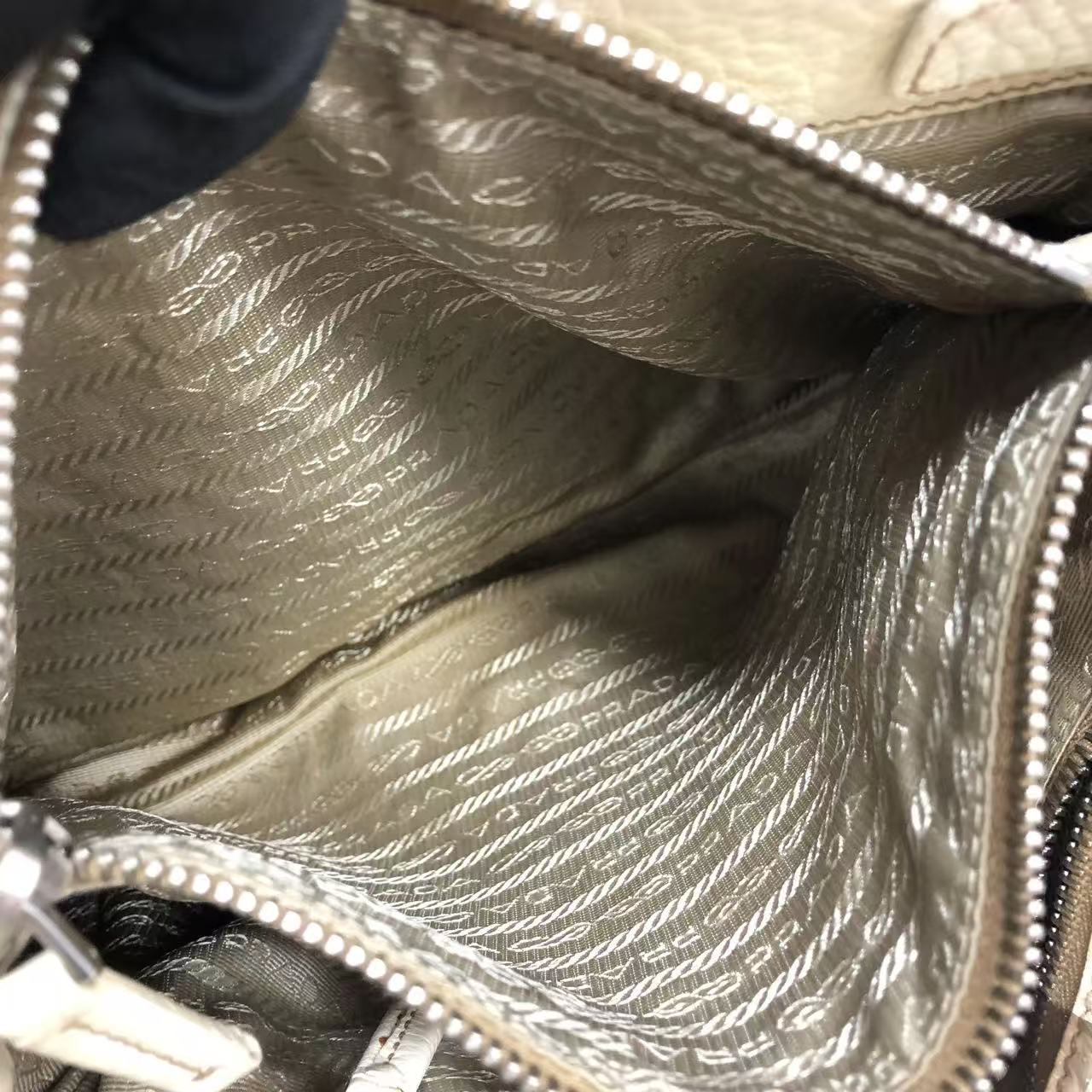 Prada White Shoulder Bag