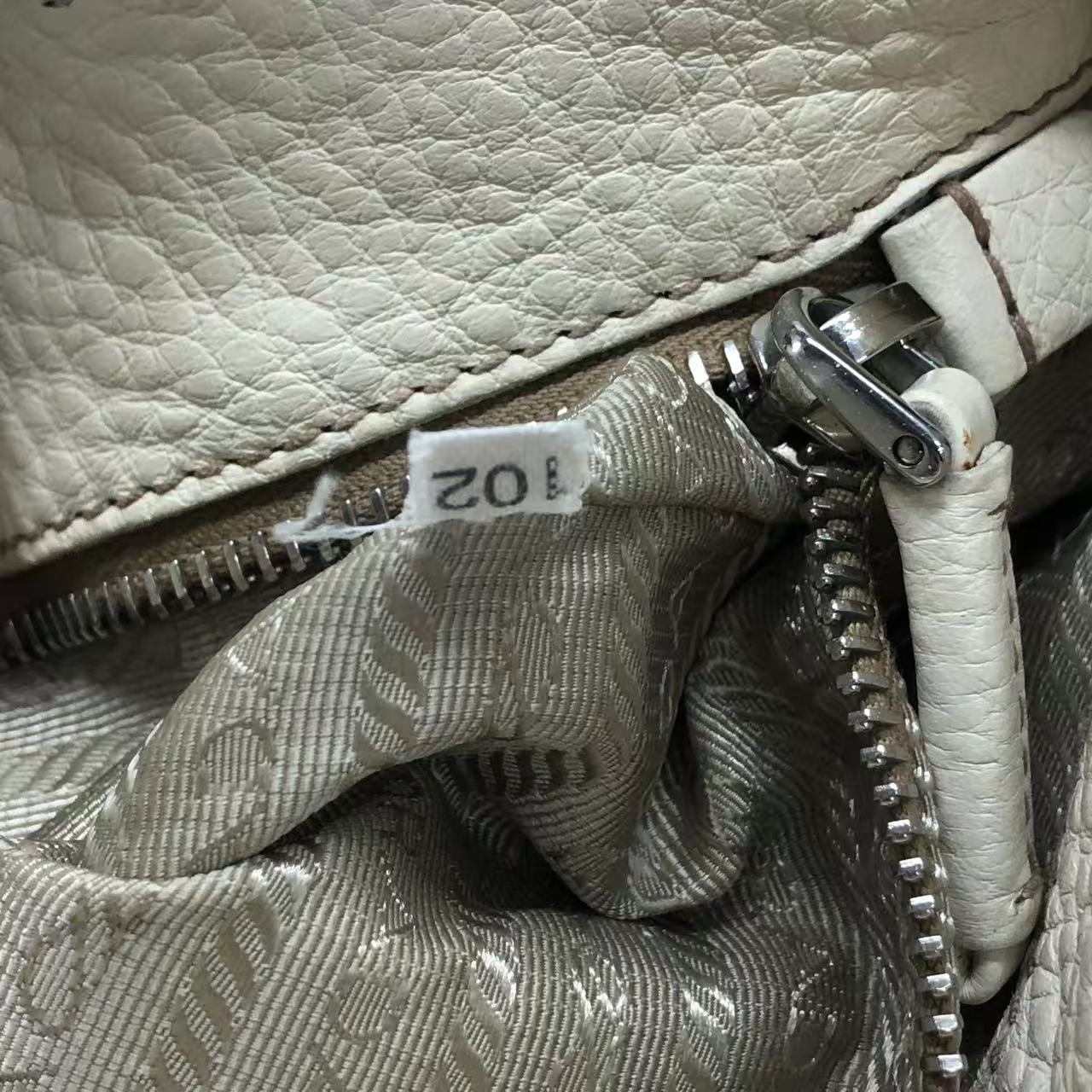 Prada White Shoulder Bag