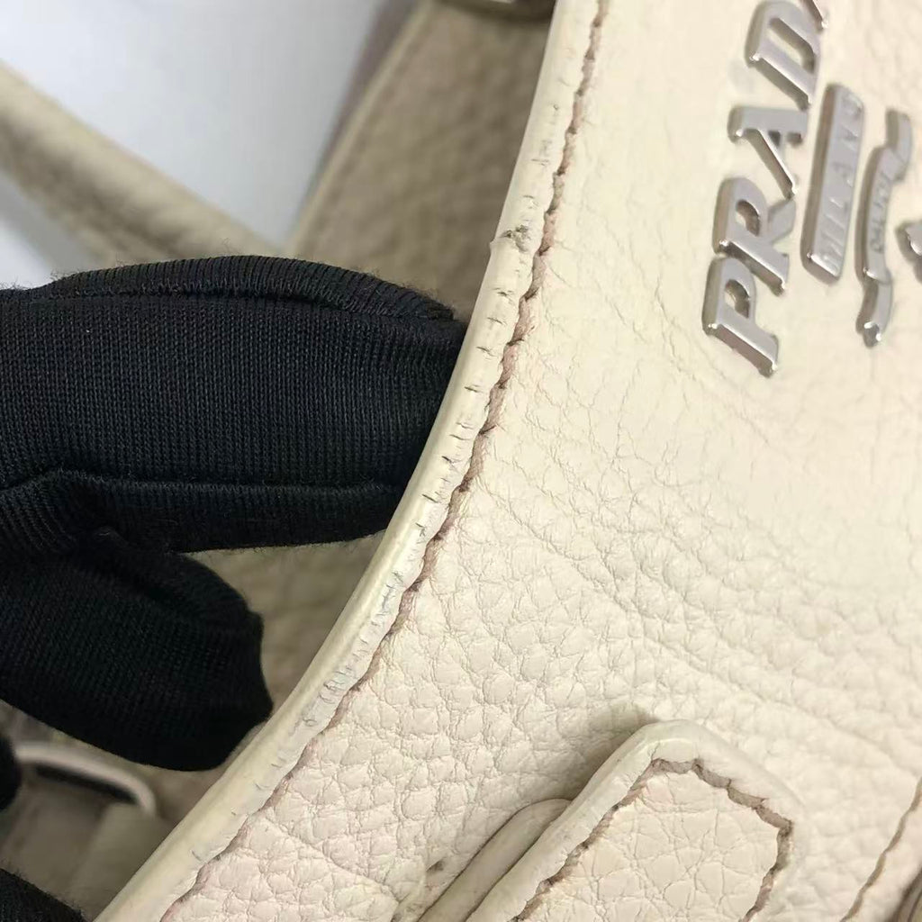 Prada White Shoulder Bag
