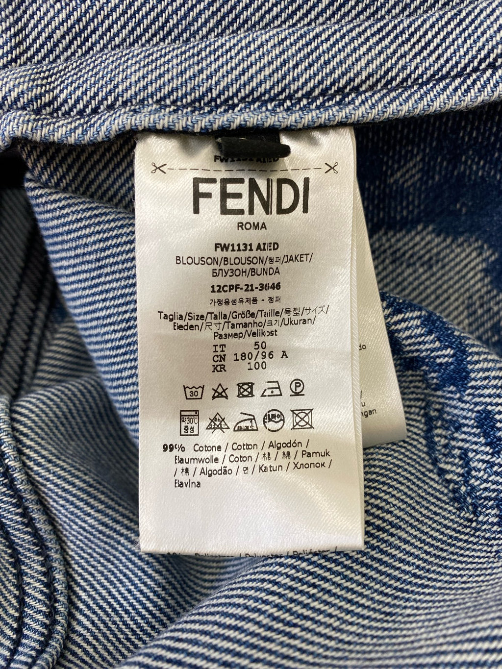 Fendi Blue Coat