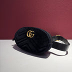 Gucci GG MARMONT Black Belt Bag & Fanny Pack 476434-9FRDT-1000