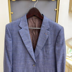 zegna杰尼亚 Linen Blue Suit