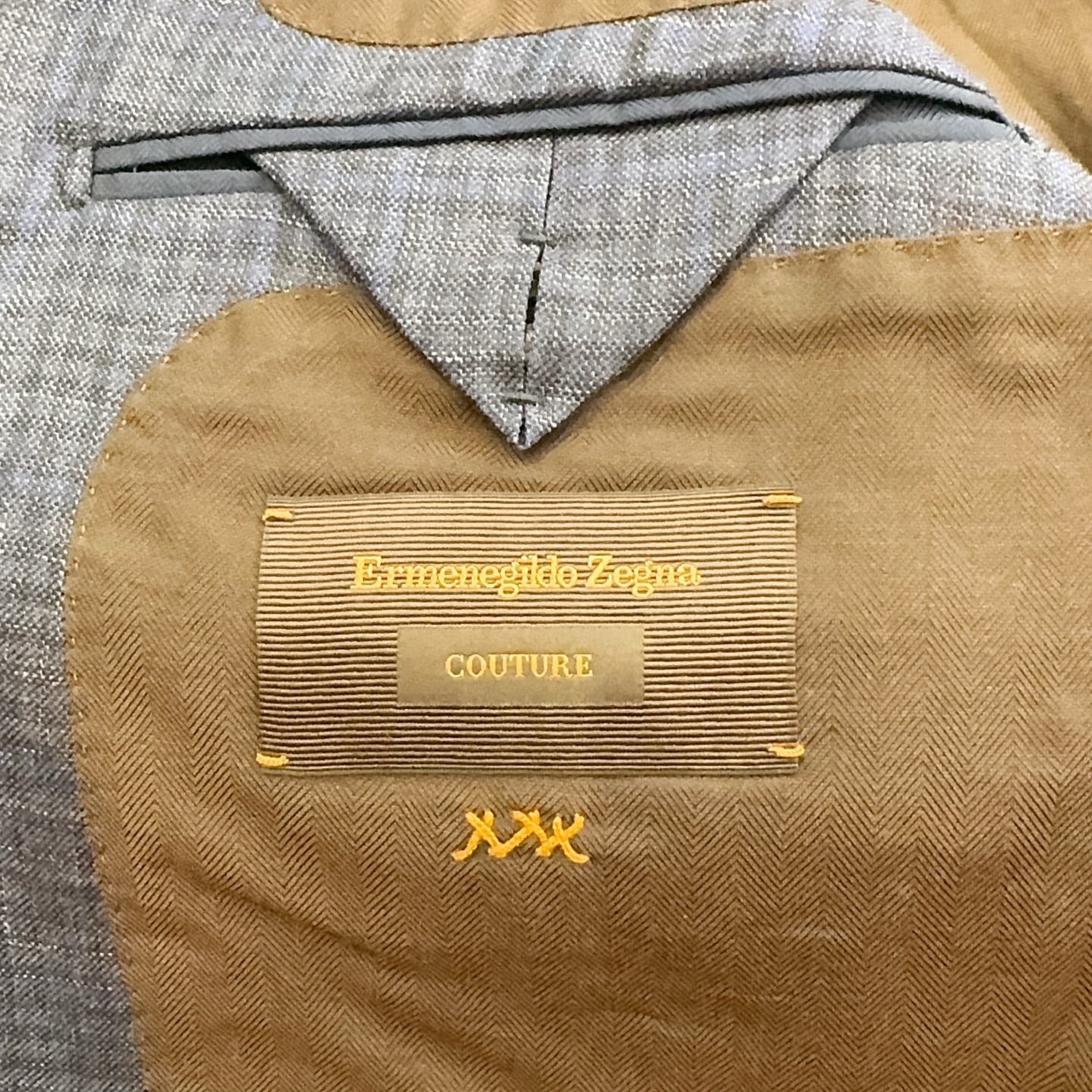 zegna杰尼亚 Linen Blue Suit
