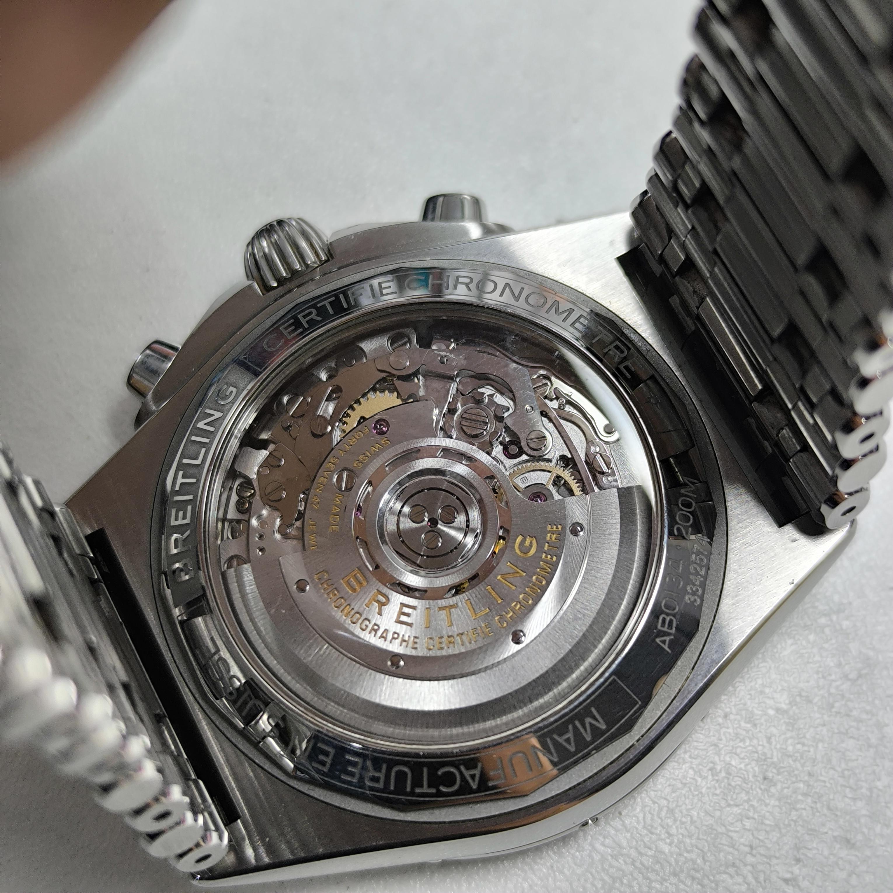 Breitling Chronomat mechanical timekeeping collection Mechanical watch 42 millimeters AB0134101G1A1