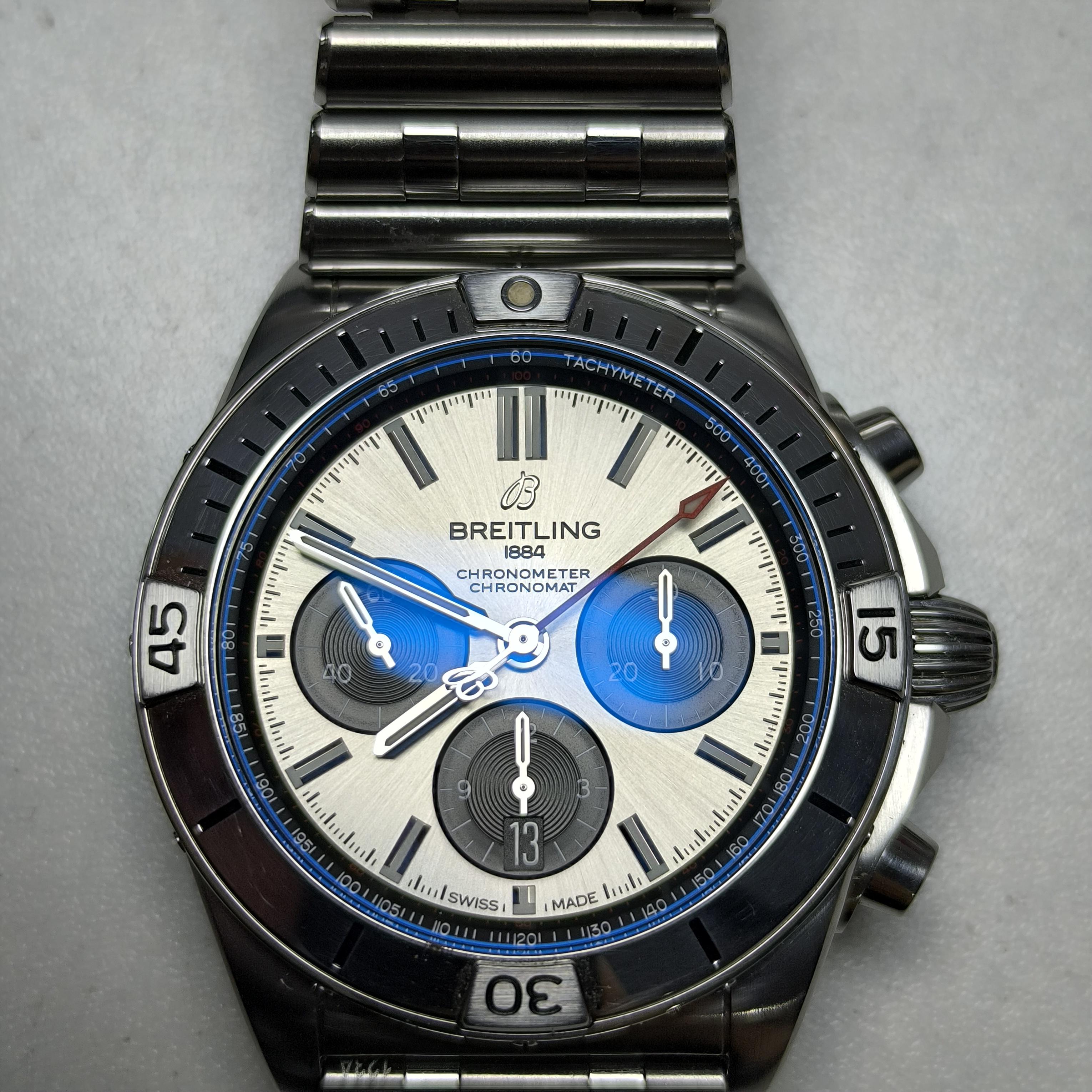 Breitling Chronomat mechanical timekeeping collection Mechanical watch 42 millimeters AB0134101G1A1