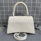 Balenciaga HOURGLASS Denim White Satchel 5935462AAB19000