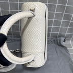Balenciaga HOURGLASS Denim White Satchel 5935462AAB19000