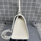 Balenciaga HOURGLASS Denim White Satchel 5935462AAB19000
