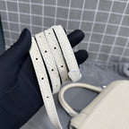 Balenciaga HOURGLASS Denim White Satchel 5935462AAB19000
