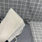 Balenciaga HOURGLASS Denim White Satchel 5935462AAB19000