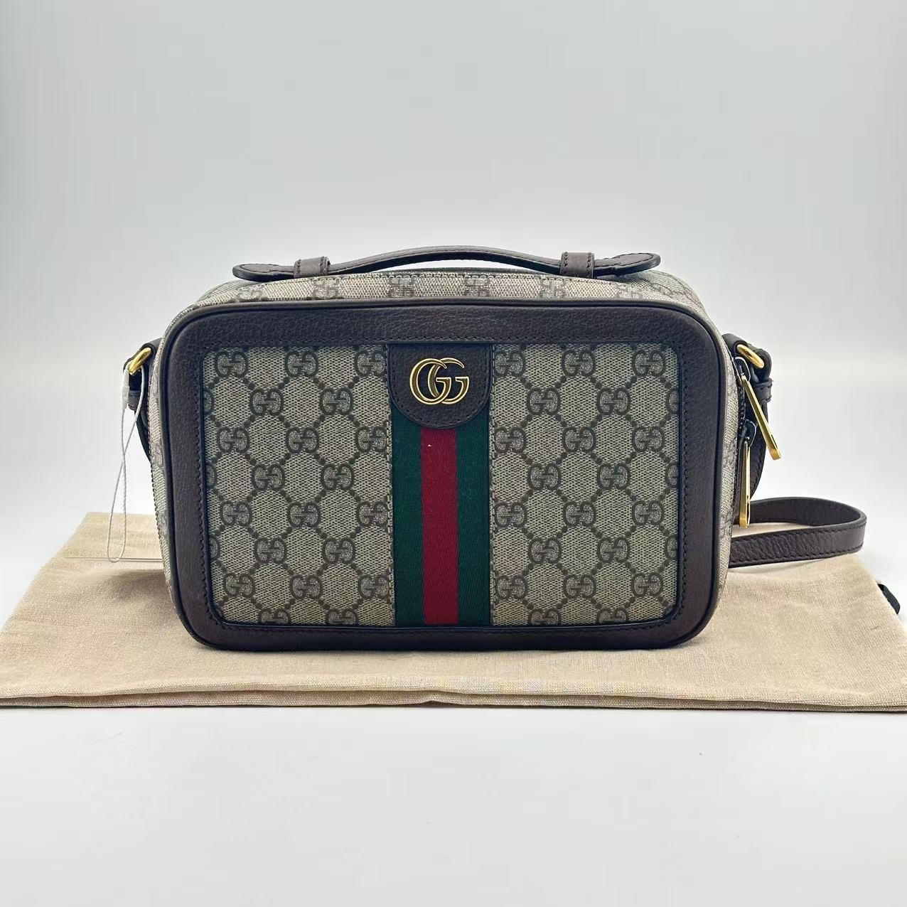 Gucci Canvas Messenger Bag