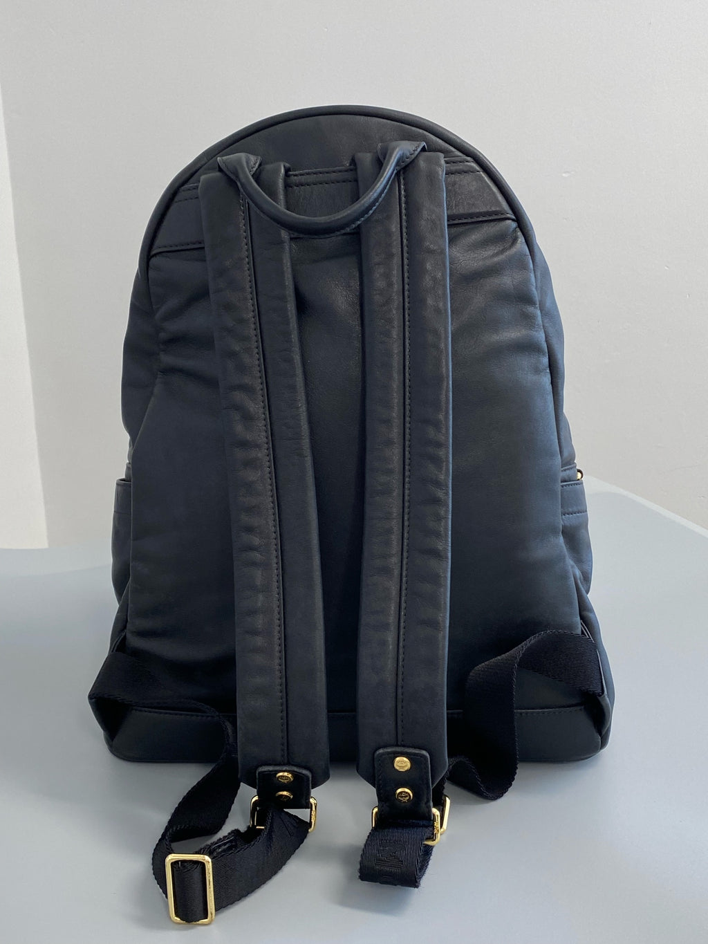 MCM Black Backpack MMKBAVE02BK001