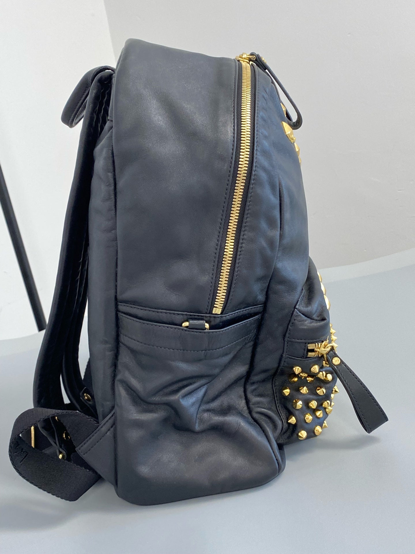 MCM Black Backpack MMKBAVE02BK001