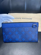 Louis Vuitton Blue Clutch M30278