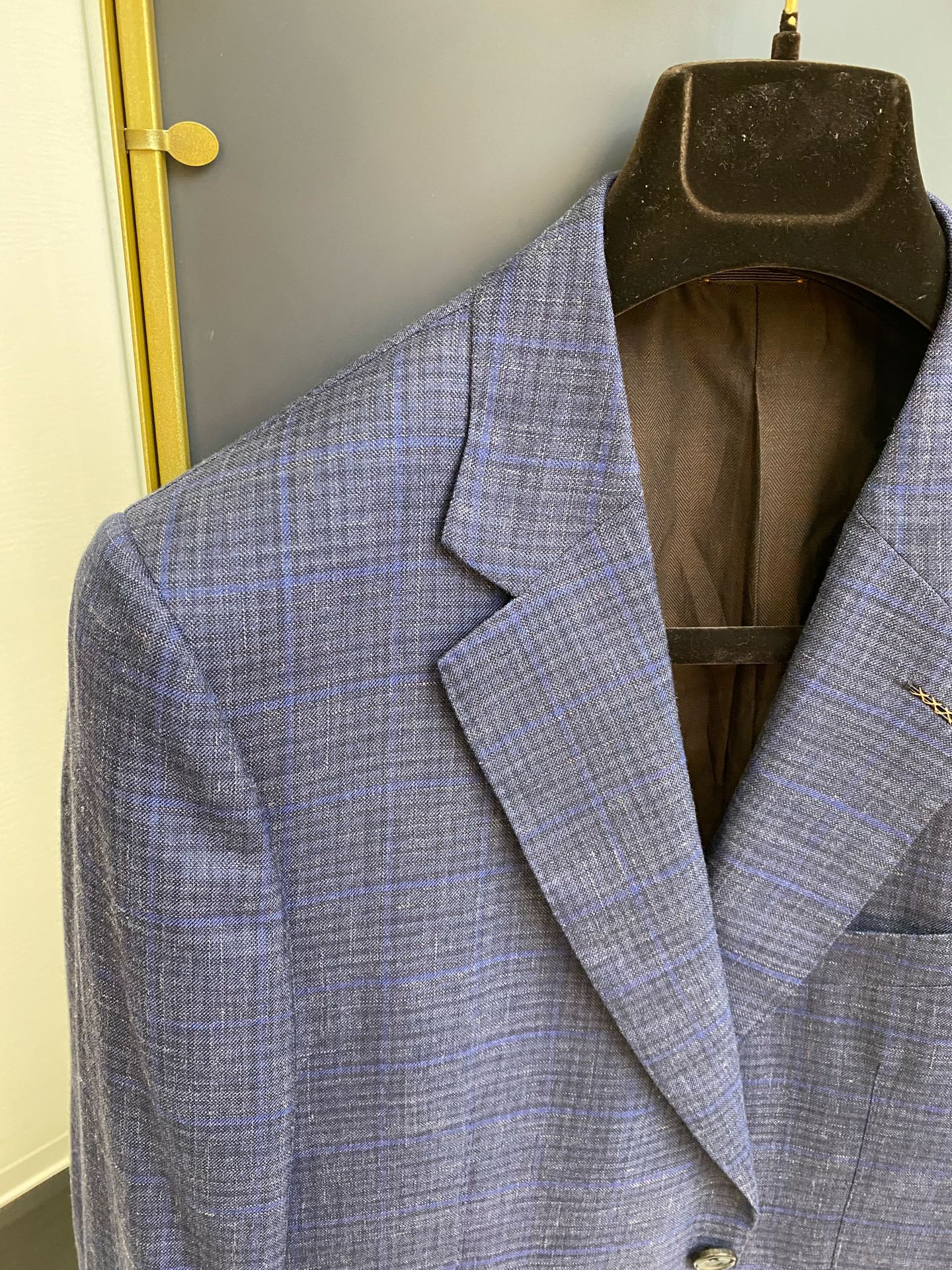 zegna杰尼亚 Linen Blue Suit