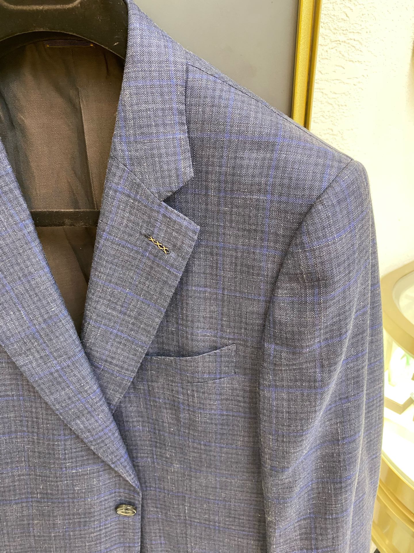 zegna杰尼亚 Linen Blue Suit