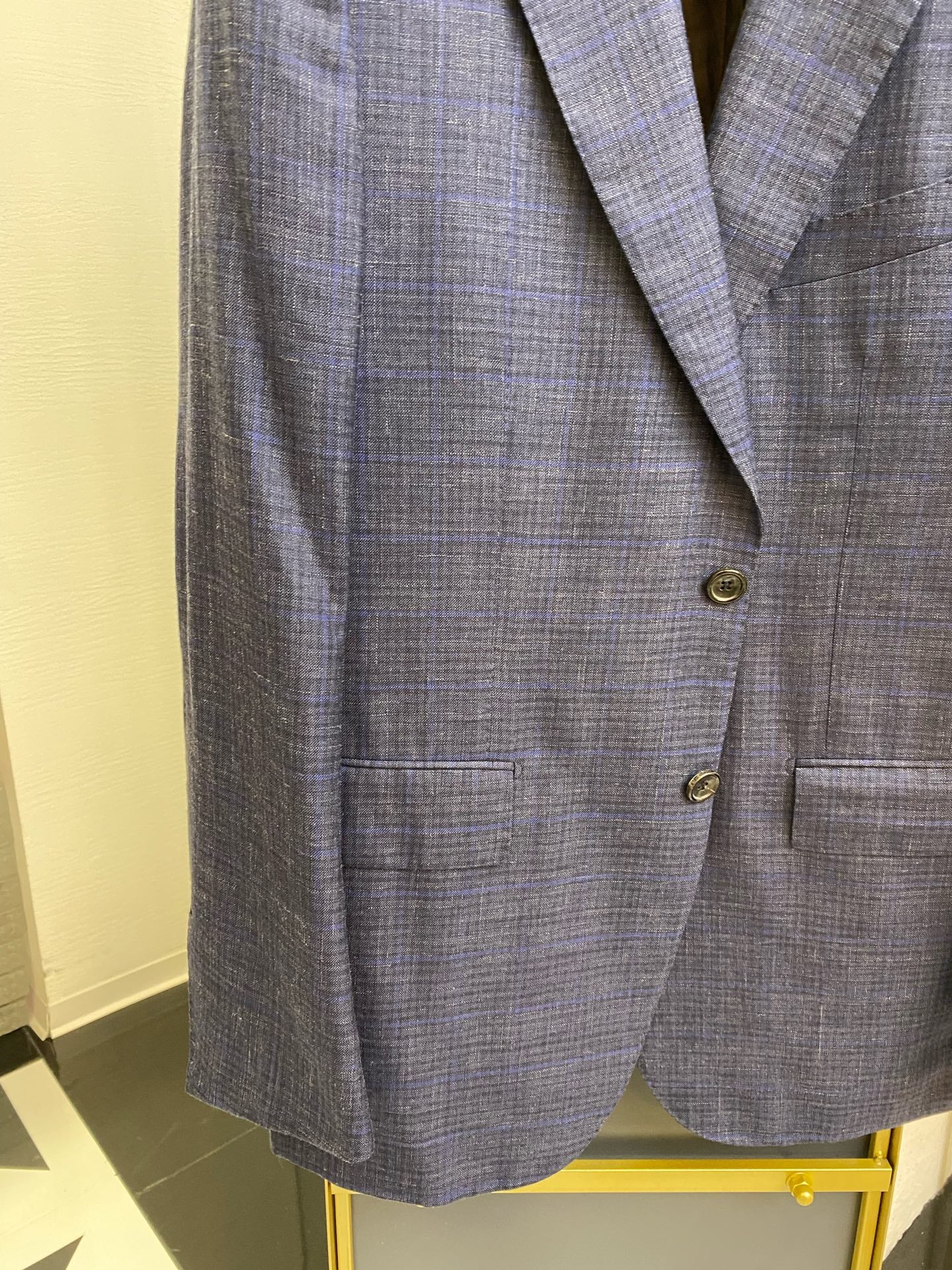 zegna杰尼亚 Linen Blue Suit