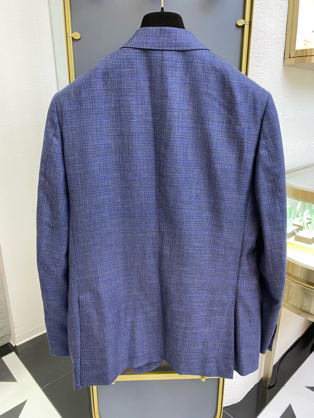zegna杰尼亚 Linen Blue Suit