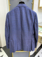 zegna杰尼亚 Linen Blue Suit