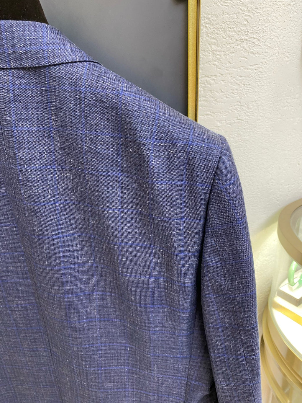 zegna杰尼亚 Linen Blue Suit