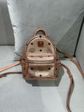MCM Metal Pink Backpack MMK8AVE47TC001