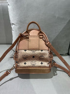 MCM Metal Pink Backpack MMK8AVE47TC001