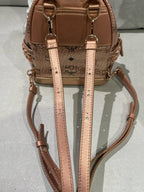 MCM Metal Pink Backpack MMK8AVE47TC001