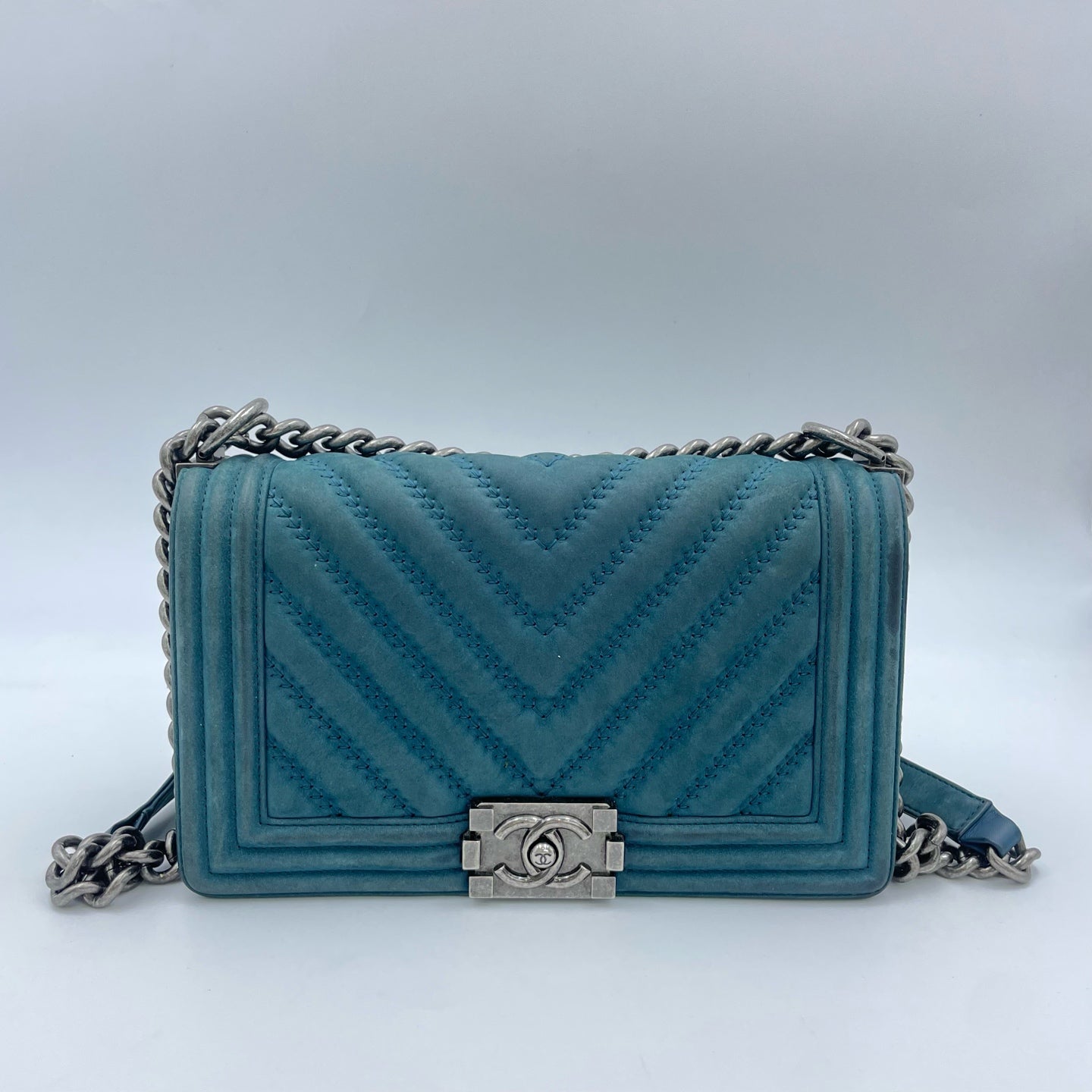 Chanel Alcantara Green