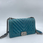 Chanel Alcantara Green