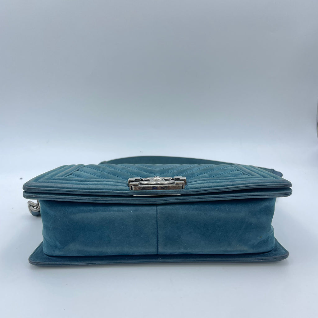 Chanel Alcantara Green