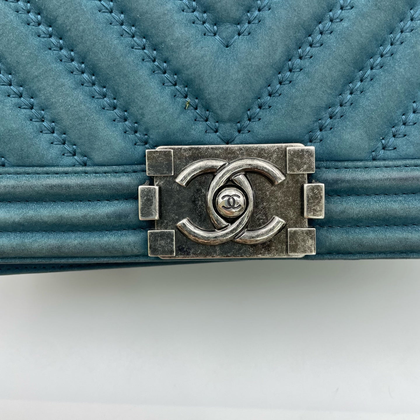 Chanel Alcantara Green