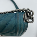 Chanel Alcantara Green