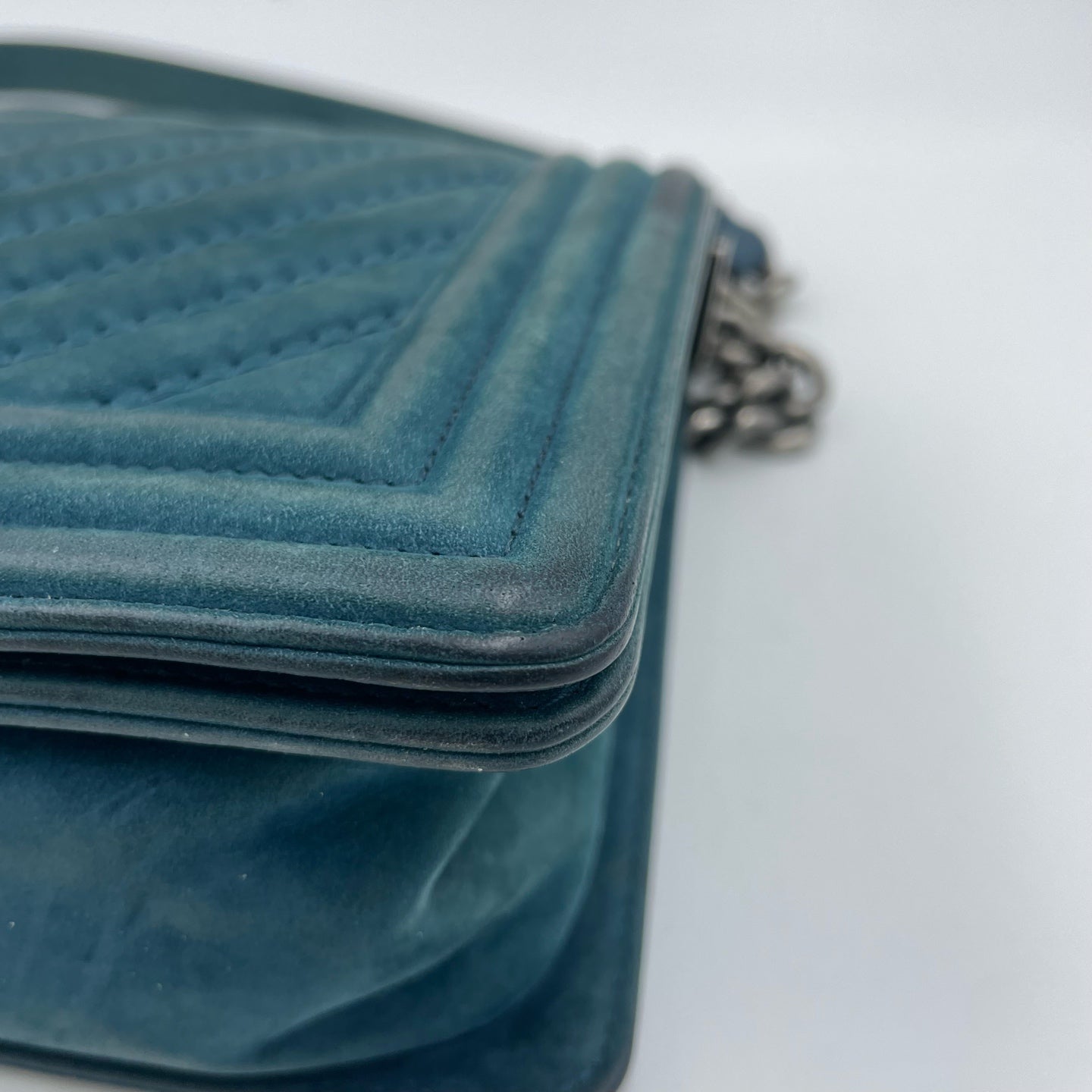 Chanel Alcantara Green