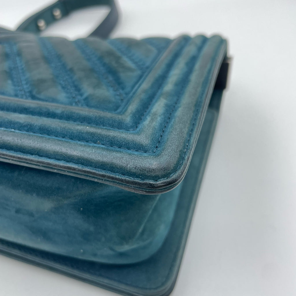 Chanel Alcantara Green