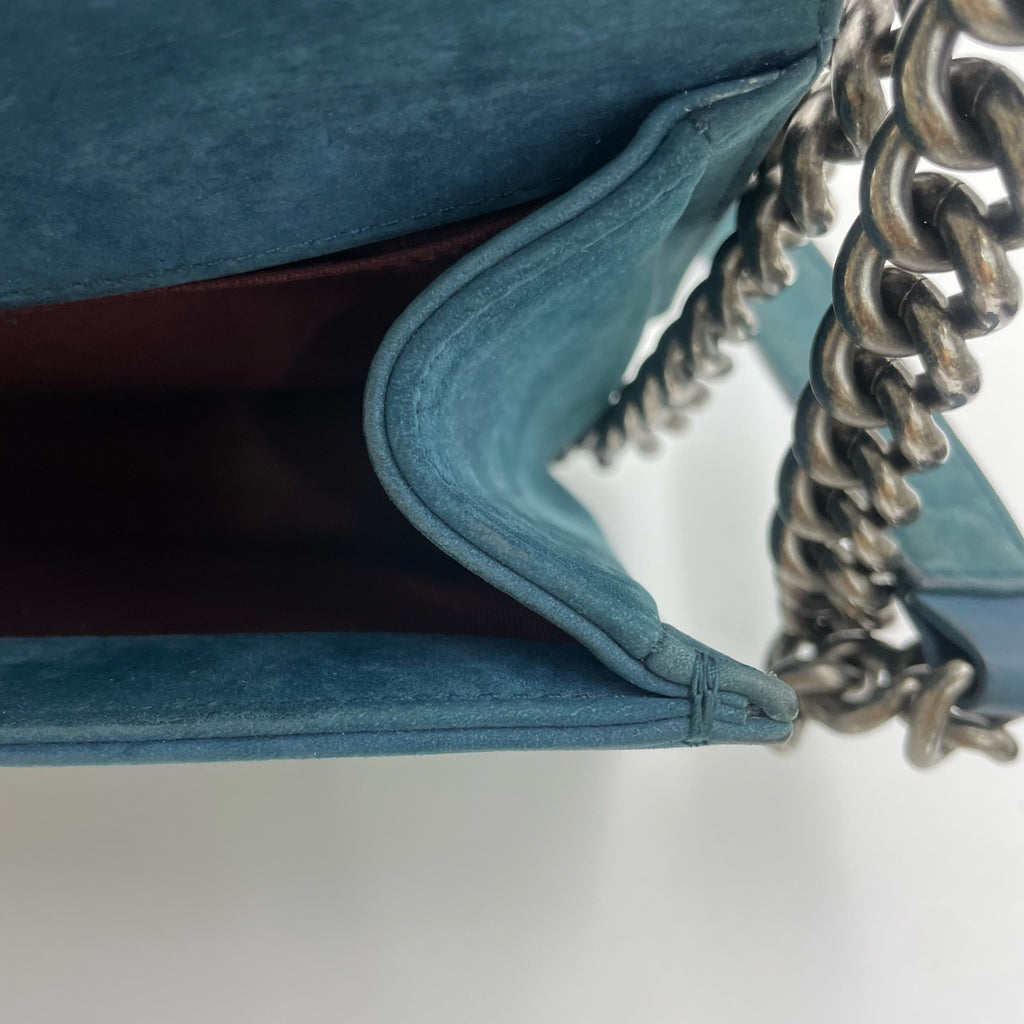 Chanel Alcantara Green