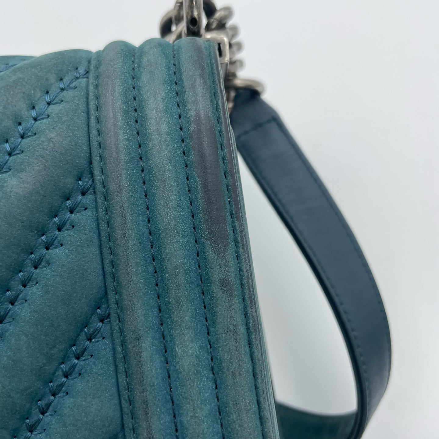 Chanel Alcantara Green