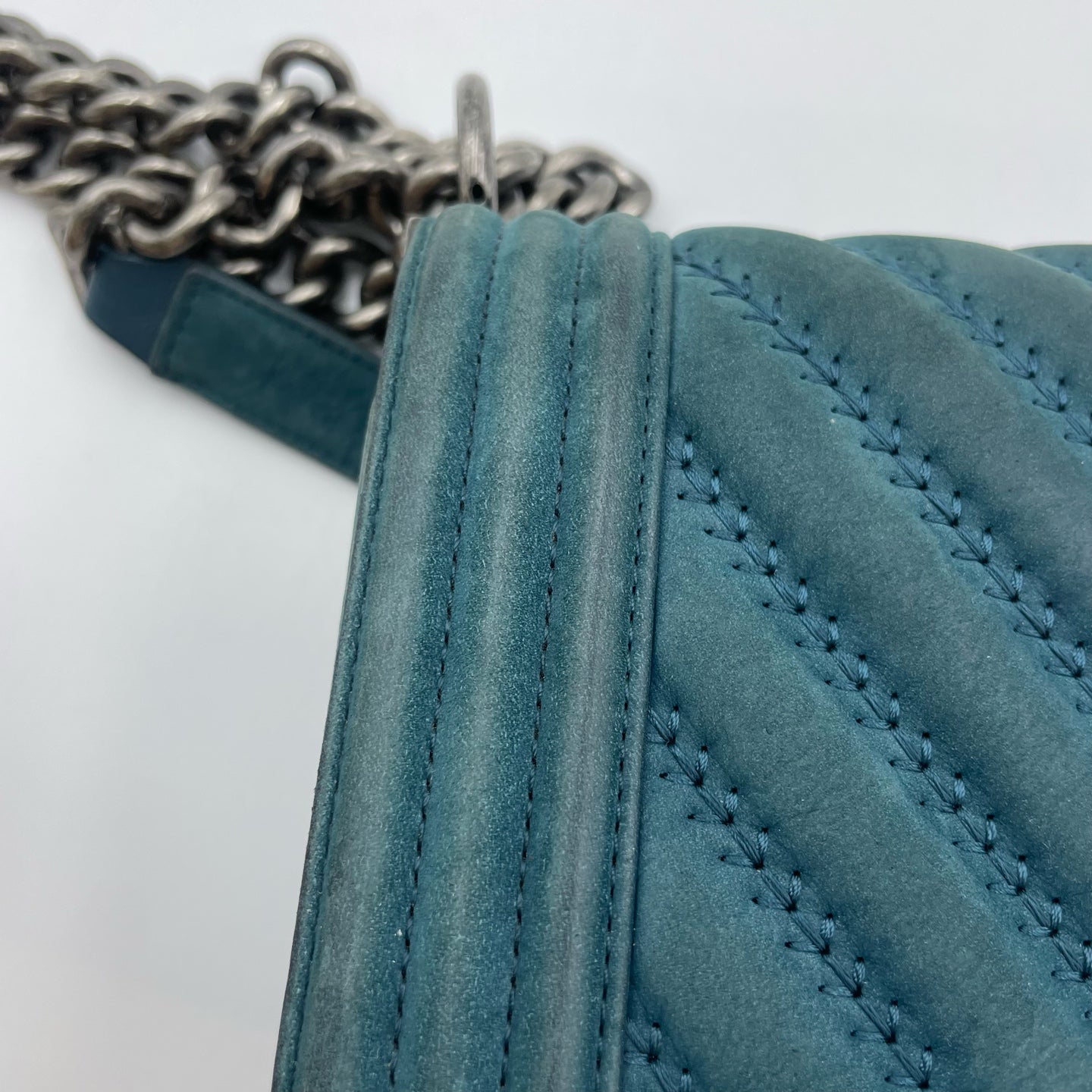 Chanel Alcantara Green