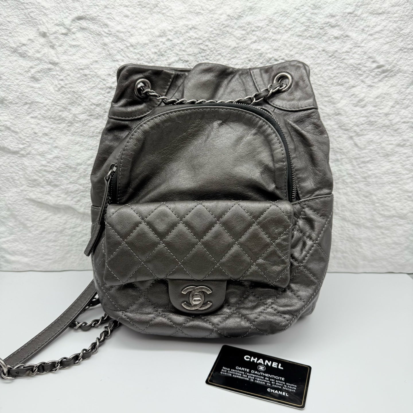 Chanel Black Backpack