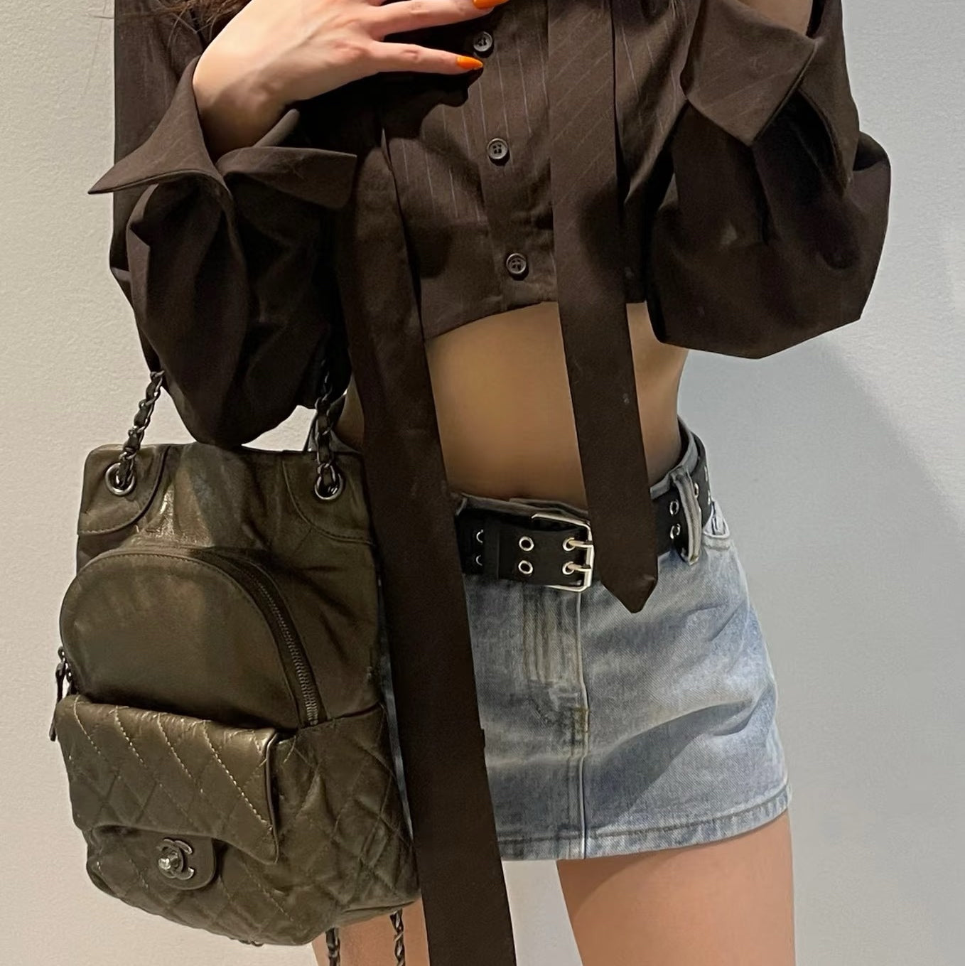Chanel Black Backpack