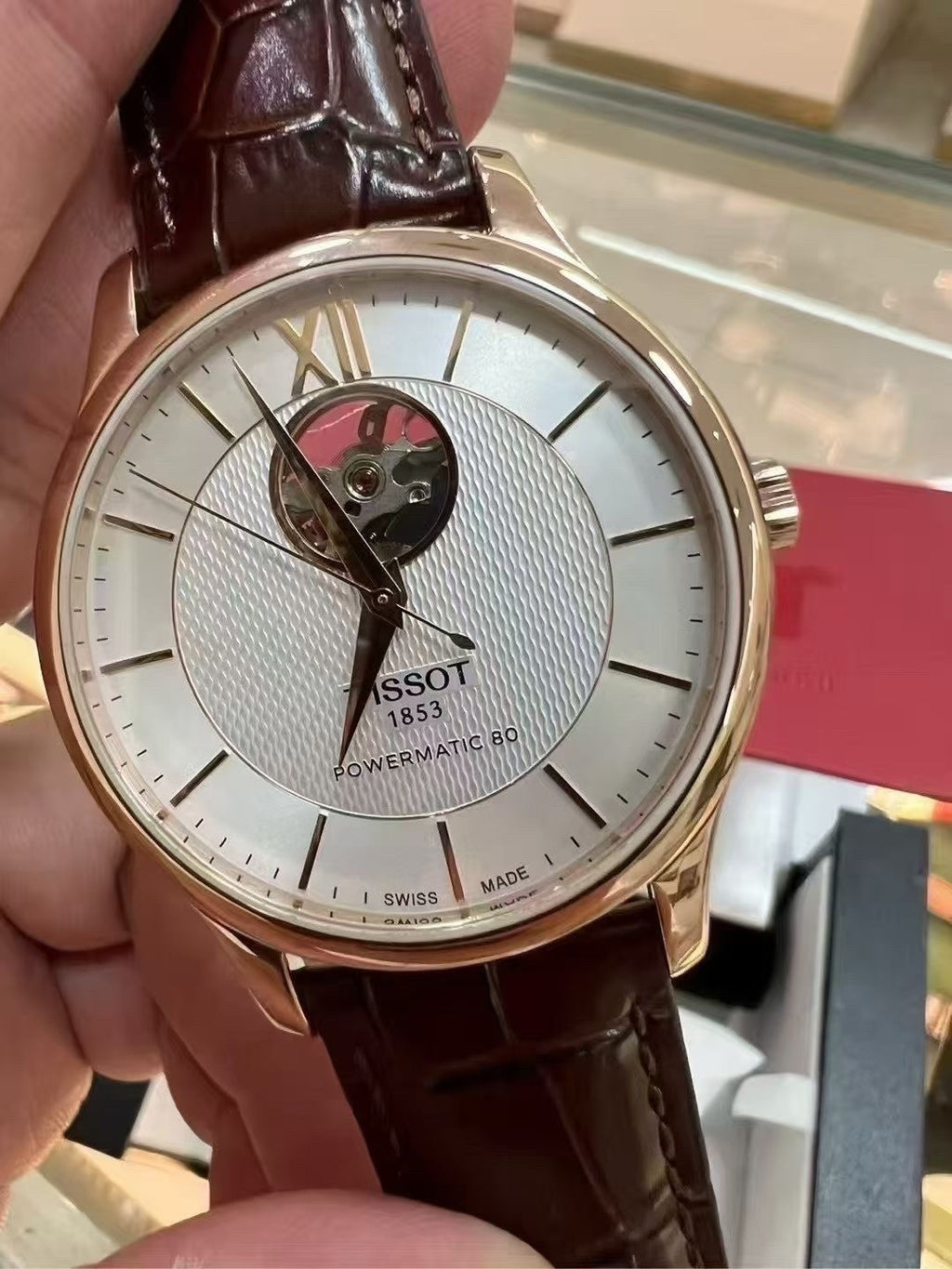 Tissot Classic Rose gold Automatic (self-winding) watch 40 millimeters T063.907.36.038.00
