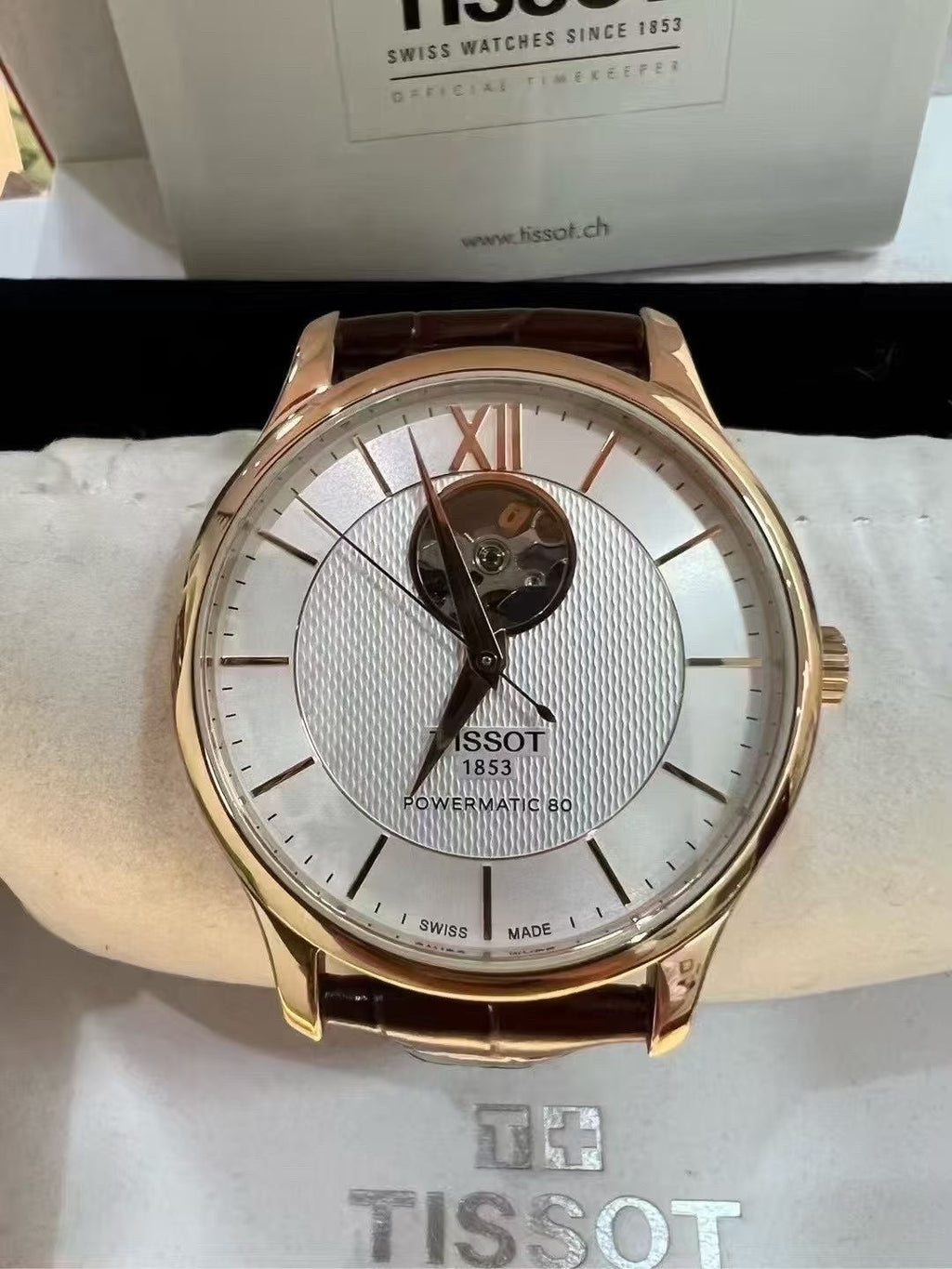 Tissot Classic Rose gold Automatic (self-winding) watch 40 millimeters T063.907.36.038.00