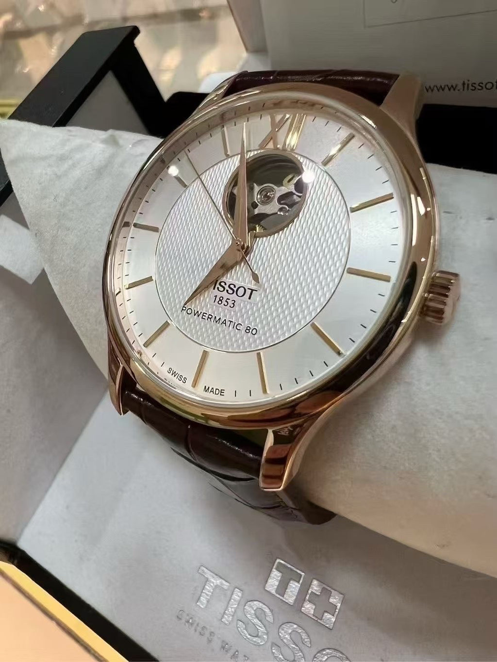 Tissot Classic Rose gold Automatic (self-winding) watch 40 millimeters T063.907.36.038.00