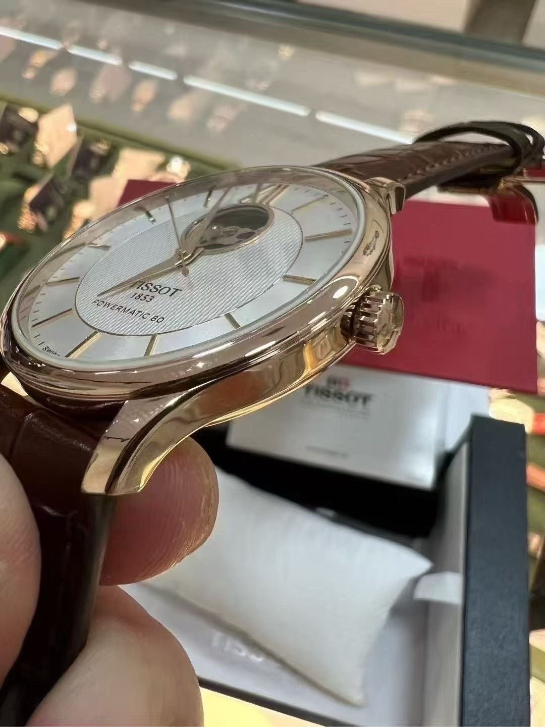 Tissot Classic Rose gold Automatic (self-winding) watch 40 millimeters T063.907.36.038.00
