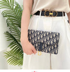 Dior Canvas Blue Crossbody