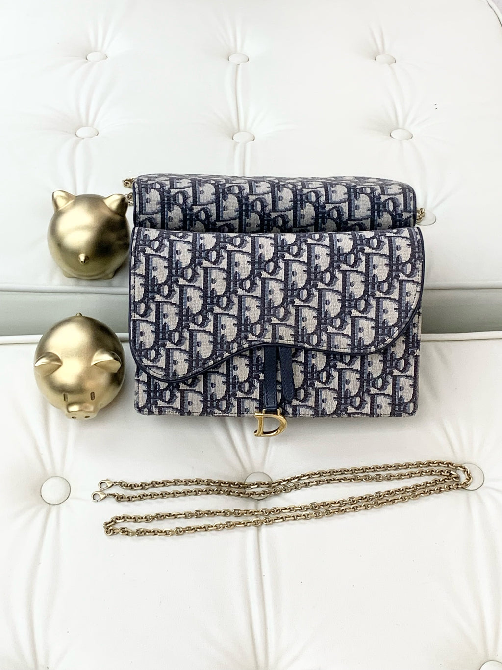 Dior Canvas Blue Crossbody