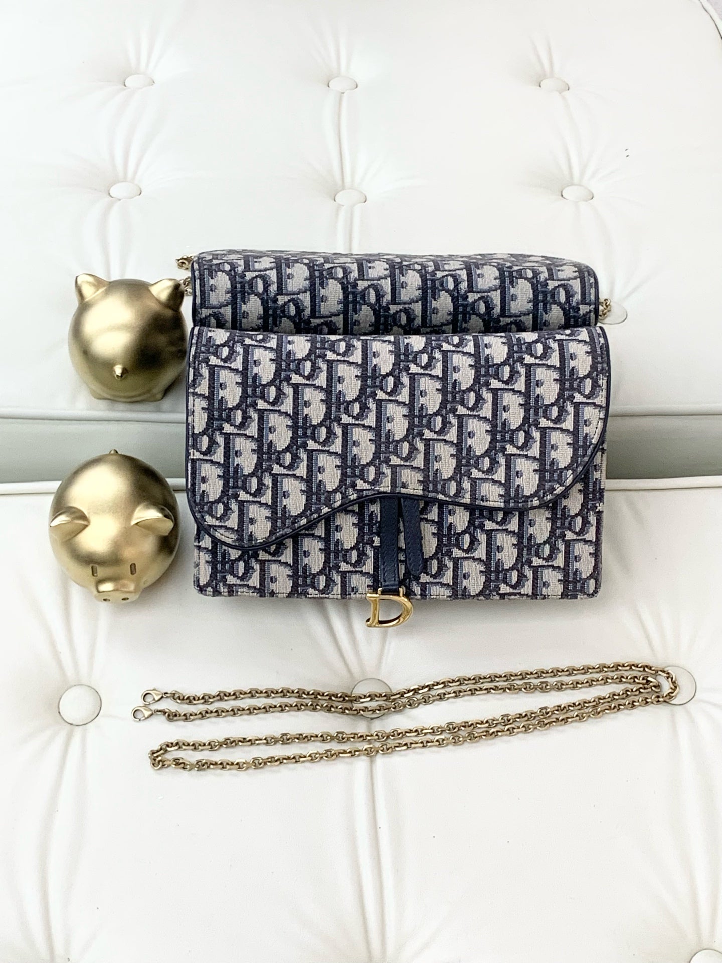 Dior Canvas Blue Crossbody