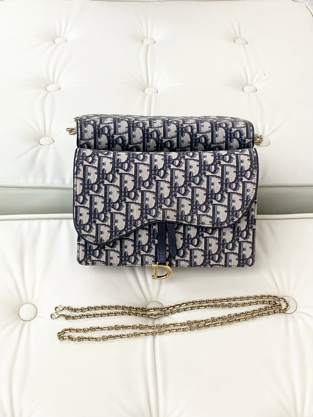 Dior Canvas Blue Crossbody
