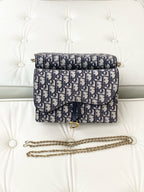 Dior Canvas Blue Crossbody