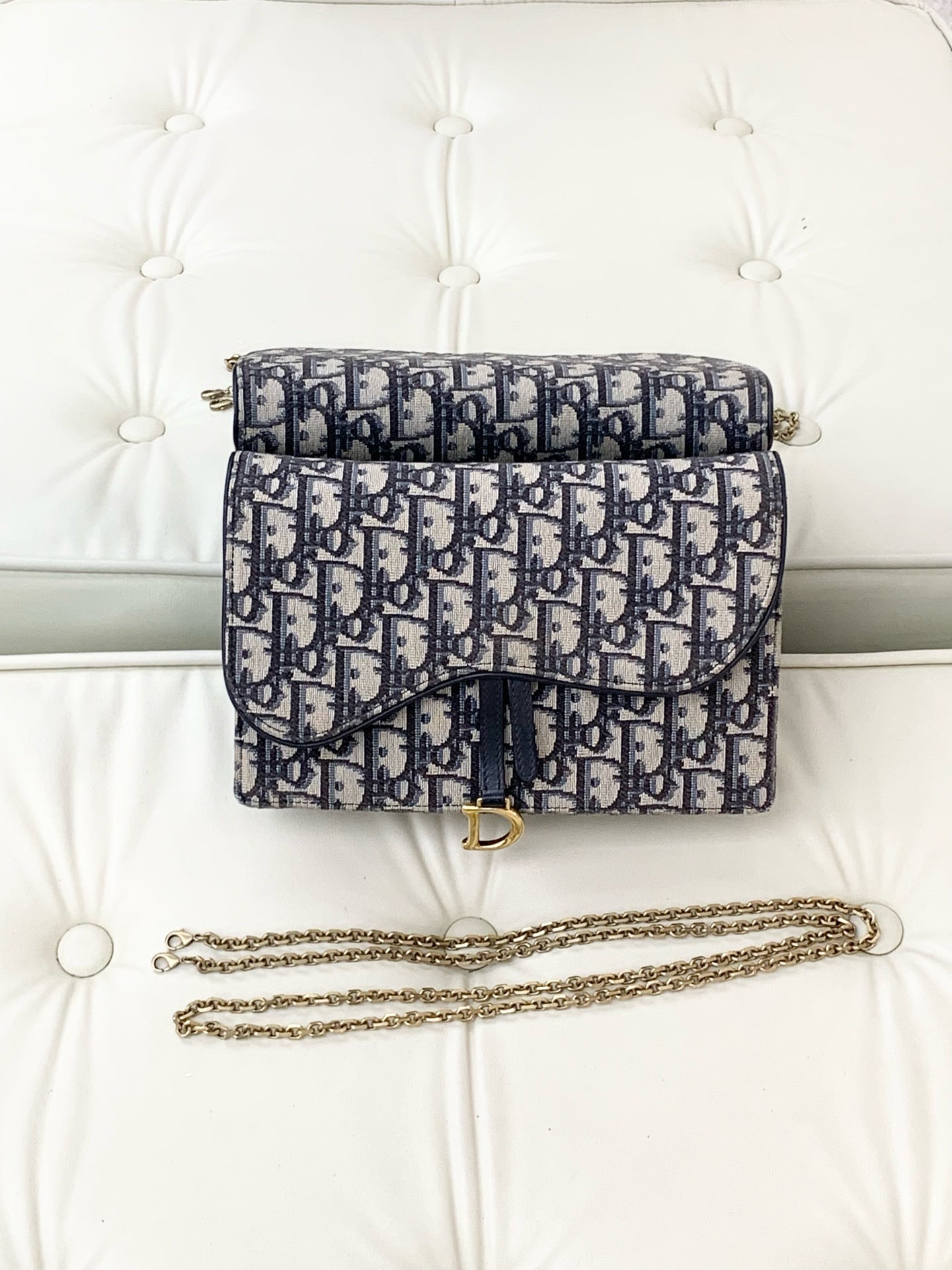 Dior Canvas Blue Crossbody