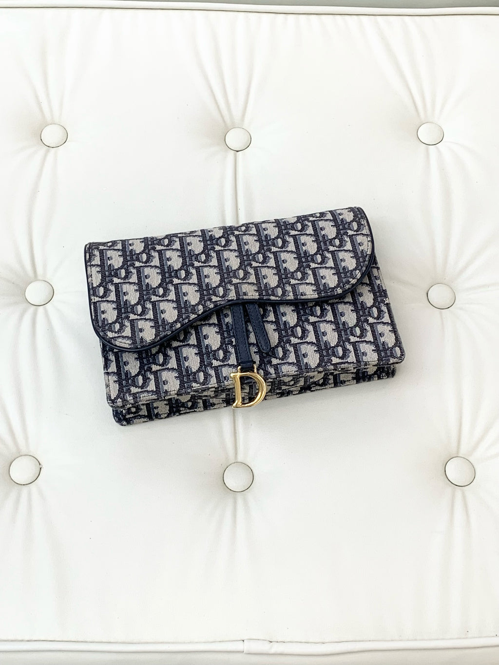 Dior Canvas Blue Crossbody